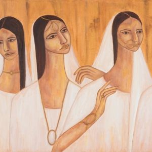 Diminshind IdentitiesNeelum Aftab is a fine artist, and her practice has portrayed the concept of third space relating to diaspora of South Asian communities. It shows various facets of cultural transformation, assimilation and cultural hybridisation.